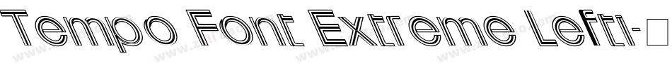 Tempo Font Extreme Lefti字体转换